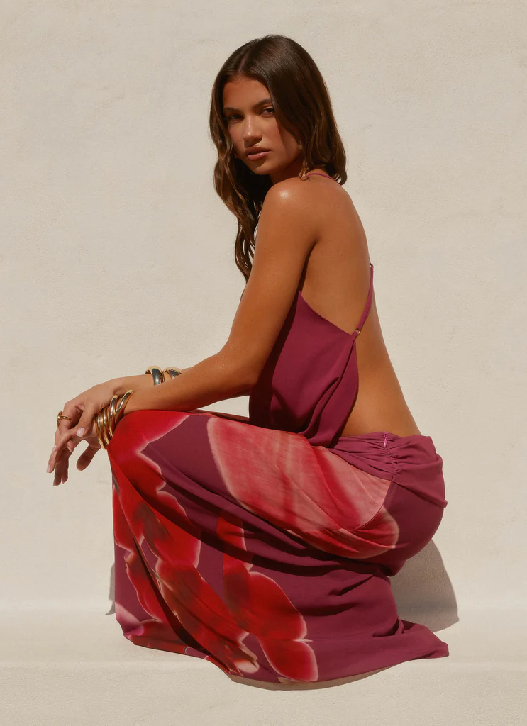 Blushing Bloom Maxi Skirt - Violette Bloom