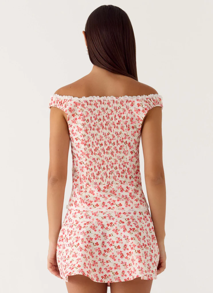 Anja Top - Porcelain Rose