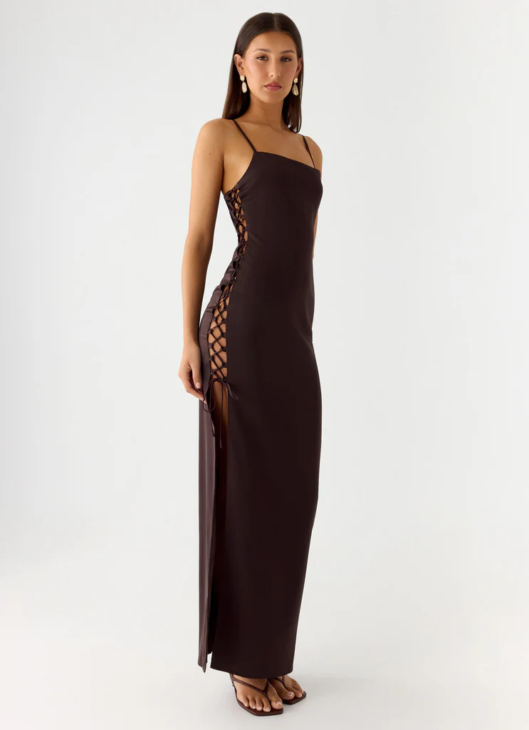 Hartwell Maxi Dress - Chocolate