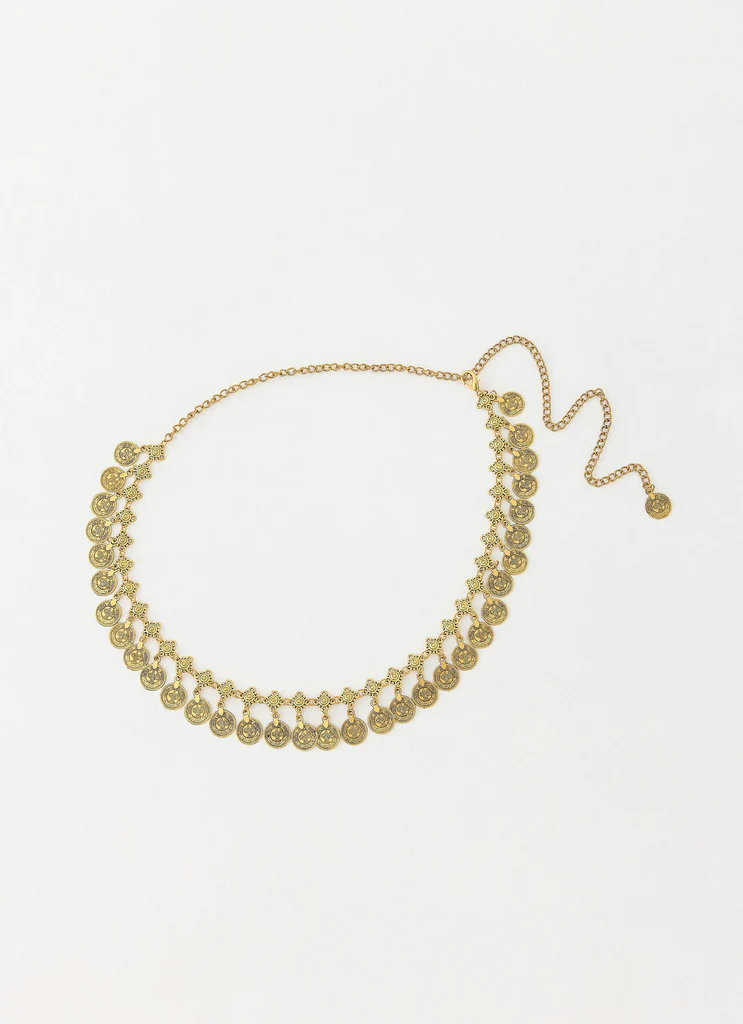 Feel Your Aura Belt - Gold
