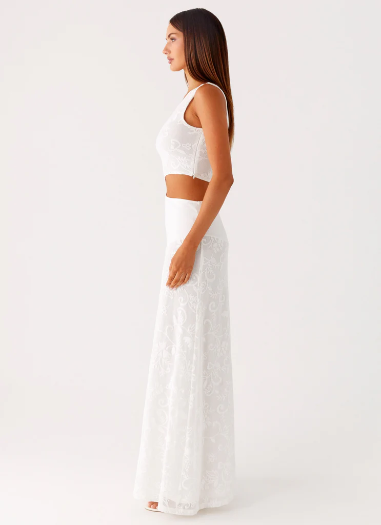 More Than Maybe Maxi Dress - White