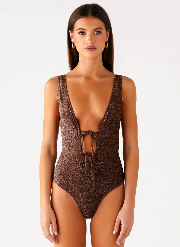 Drifter One Piece Swimsuit - Chocolate