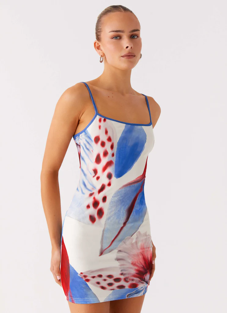 Everett Mini Dress - Deep Sea Bloom