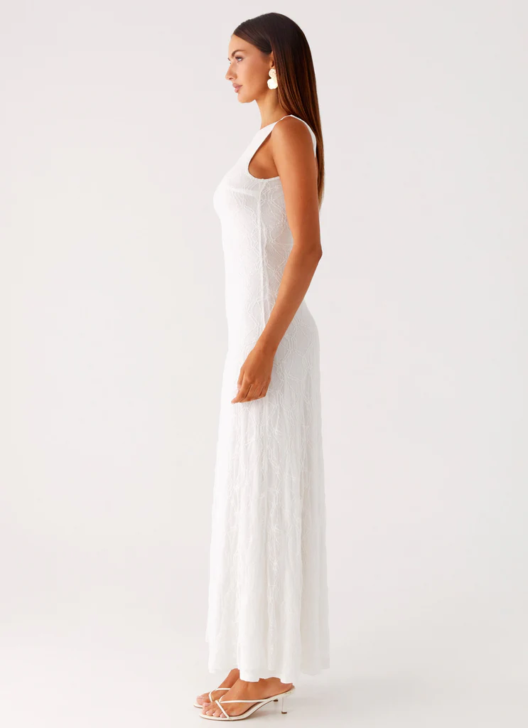 Embrace The Sun Maxi Dress - White