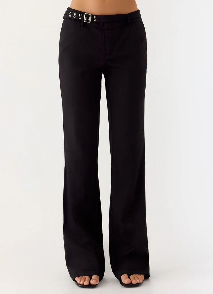 Anaiis Low Rise Pant - Black