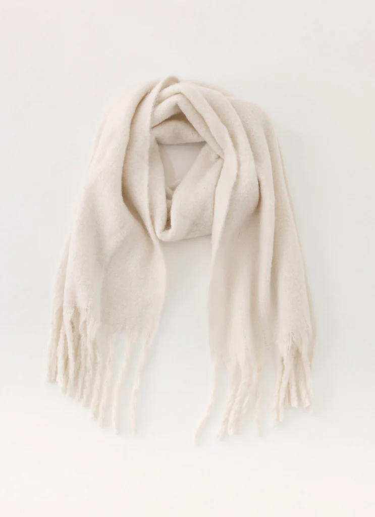 Cocoa Crush Scarf - Cream