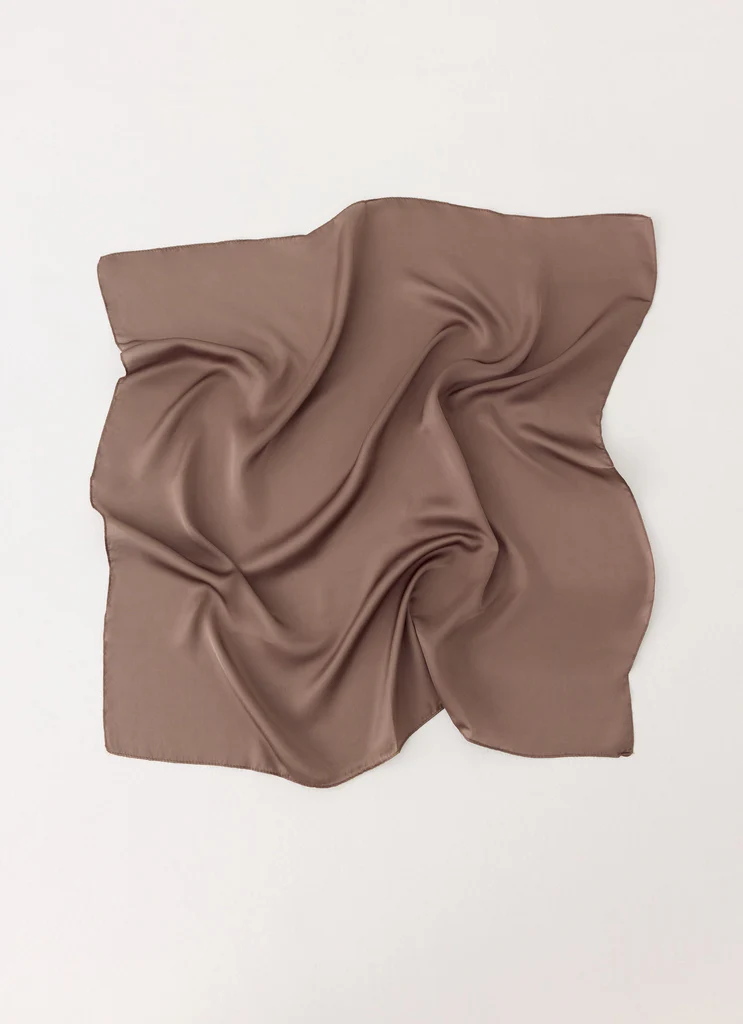 Lover Vibes Head Scarf - Chocolate