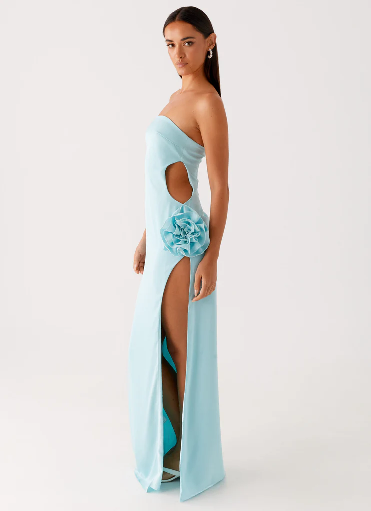 Fenway Strapless Maxi Dress - Mint