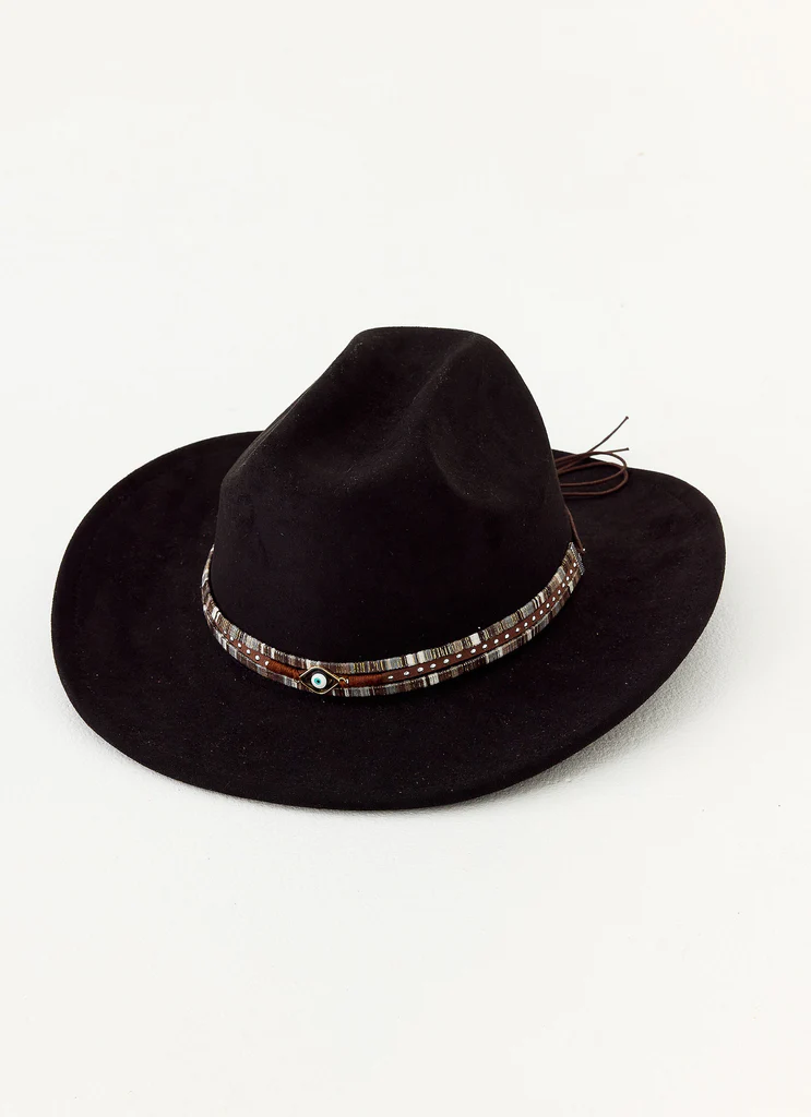 Lone Star Cowboy Hat - Black