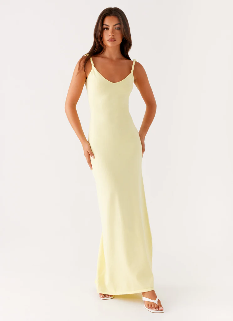 Anastasia Maxi Dress - Yellow