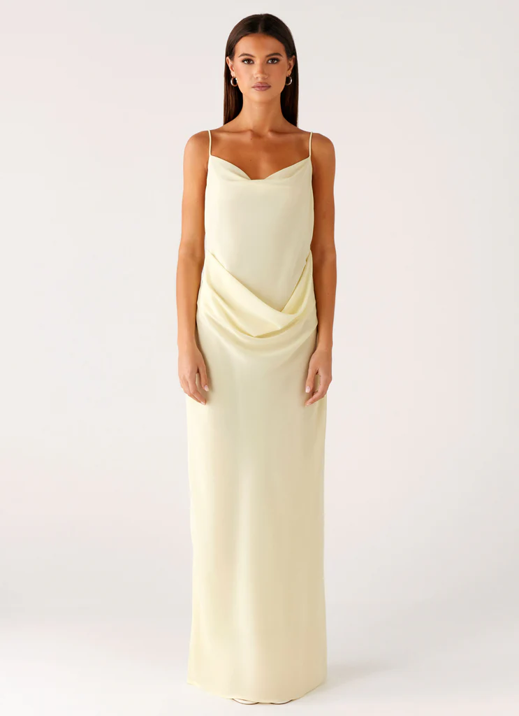Oliana Maxi Dress - Yellow