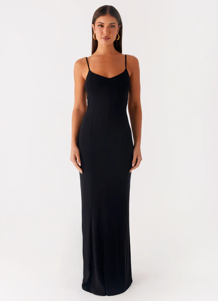 Serene Escape Maxi Dress - Black