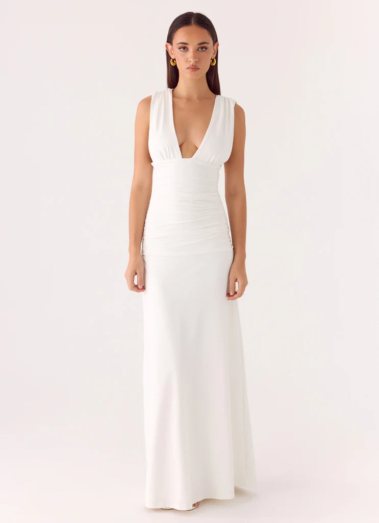 Options Maxi Dress - White