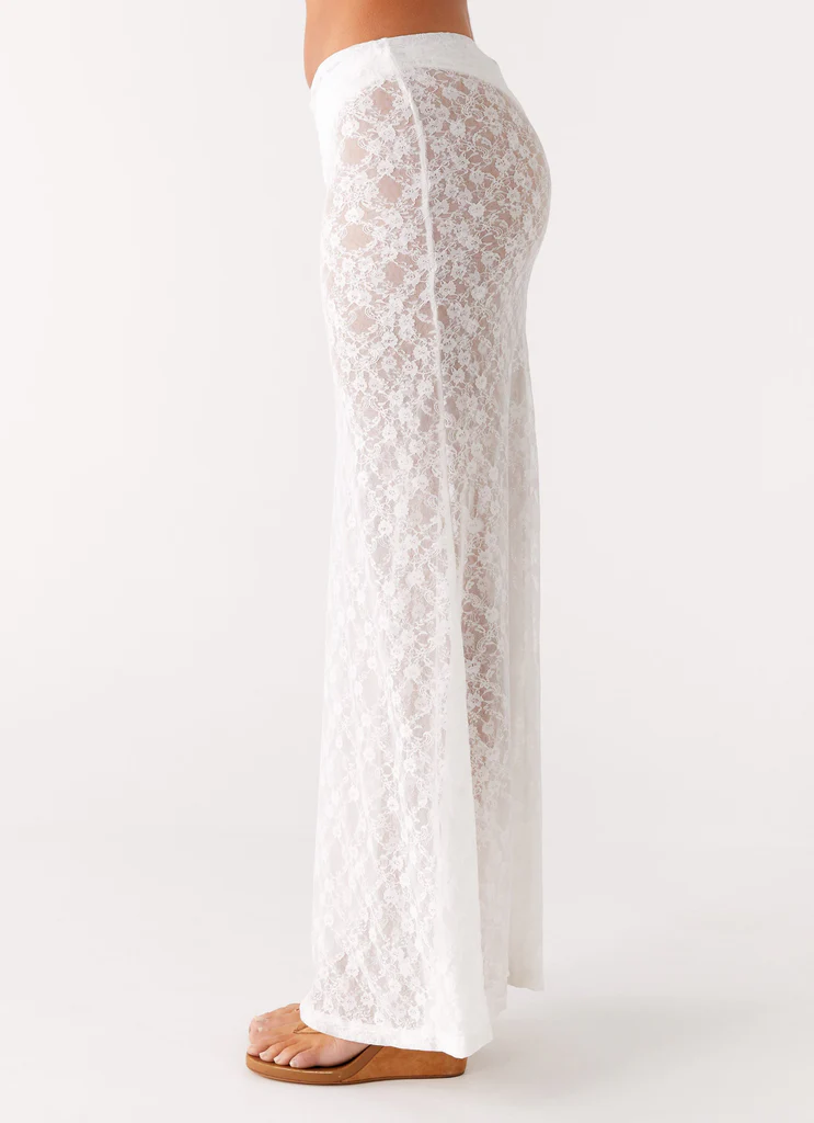Jaz Lace Maxi Skirt - White