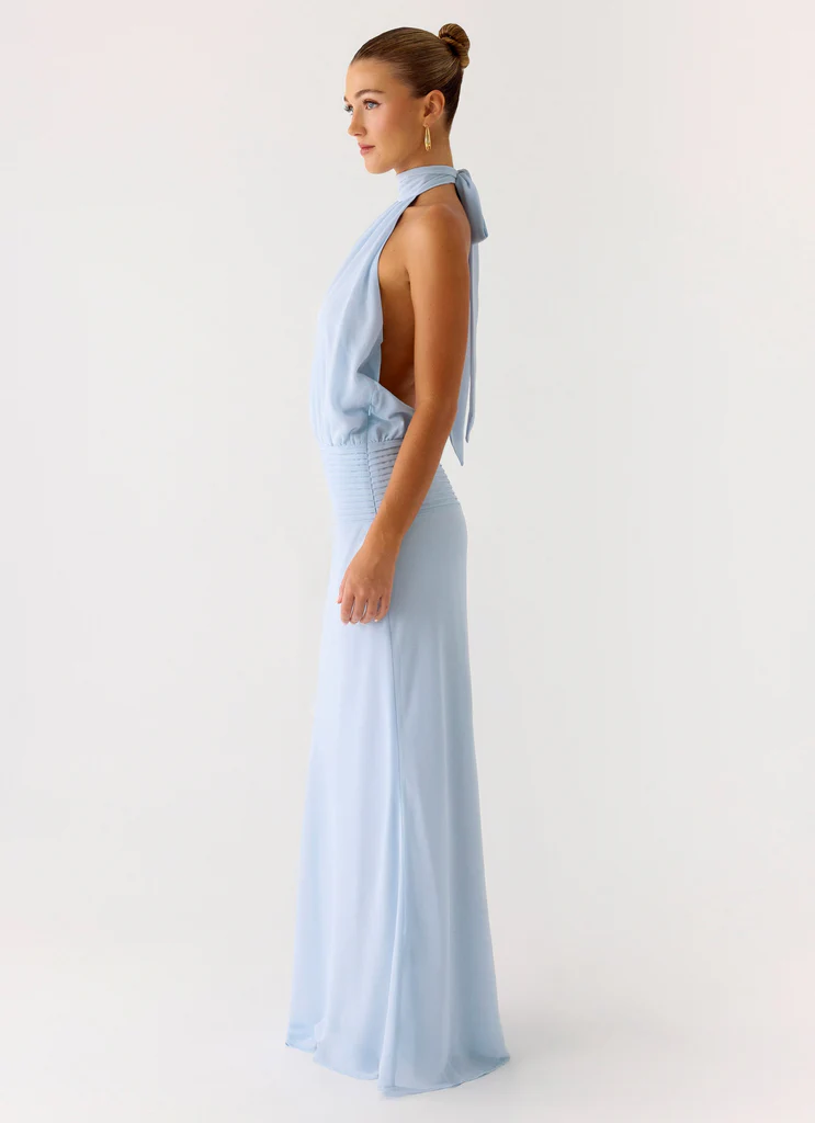 Lalia Maxi Dress - Pale Blue