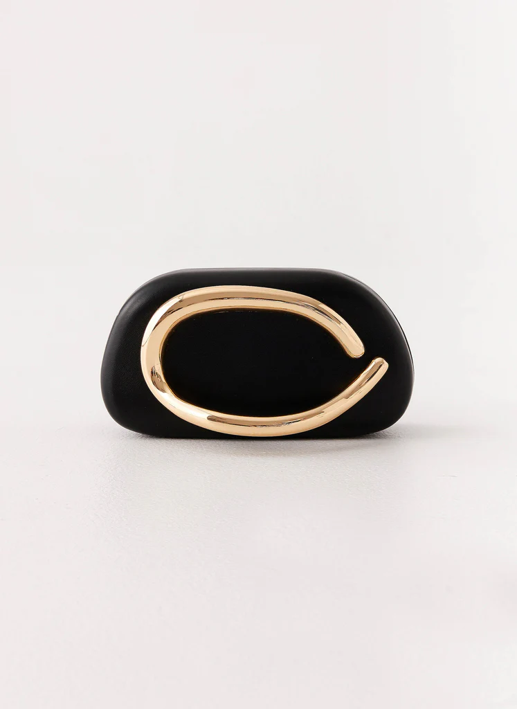 Avenna Clutch Bag - Black