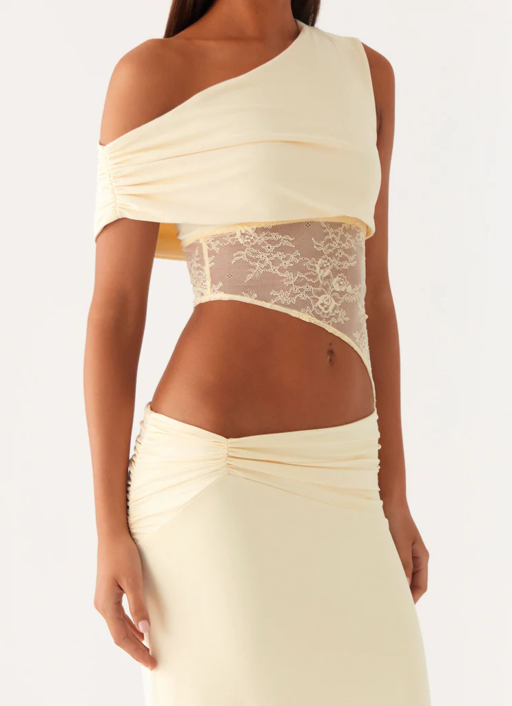 Love Motion Maxi Dress - Lemon