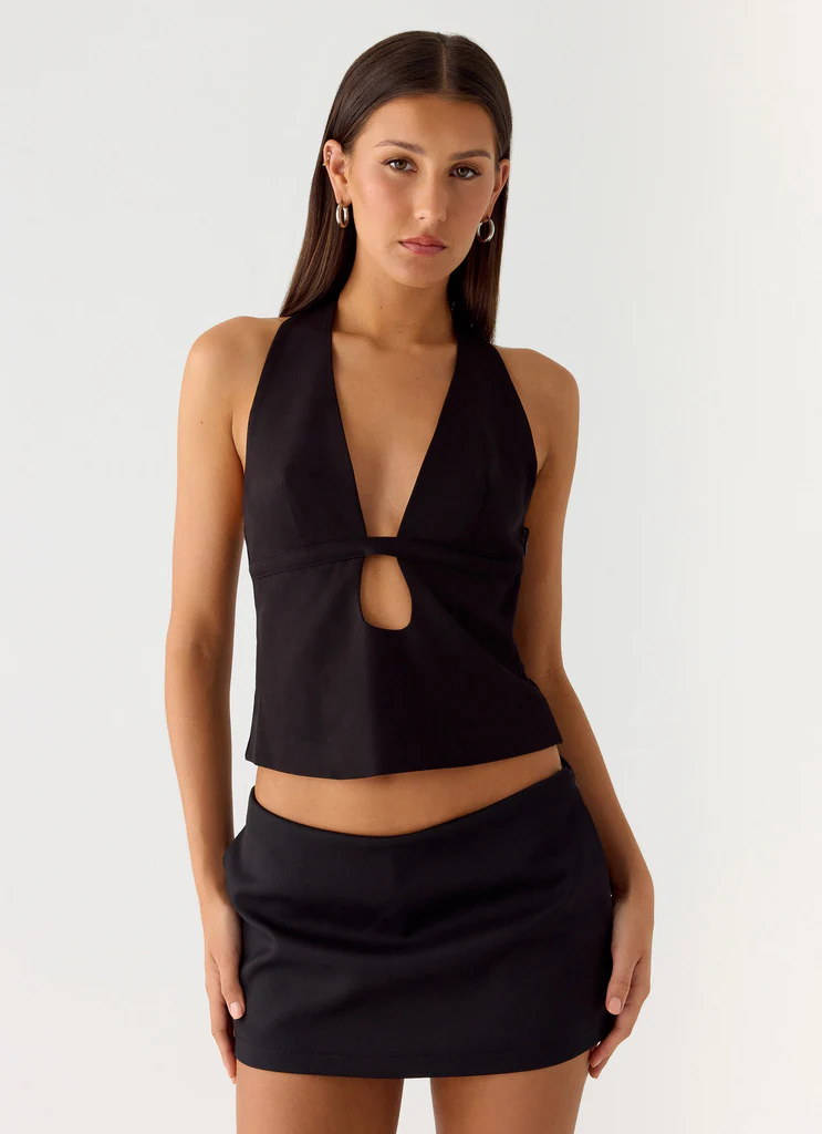 Mirna Micro Skort - Black