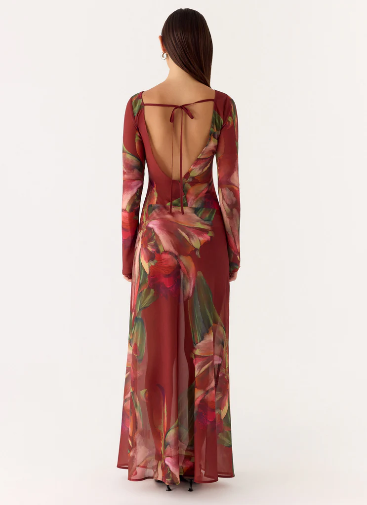 Charmayne Chiffon Maxi Dress - Cuba Cuba
