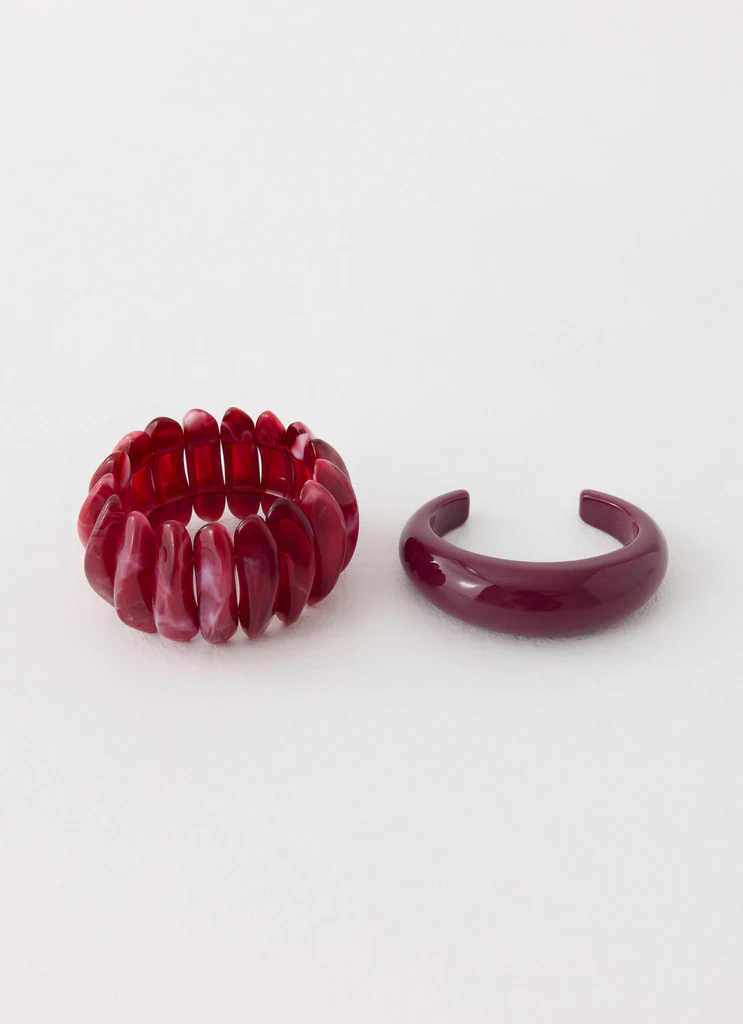 Aurea Bangles - Red