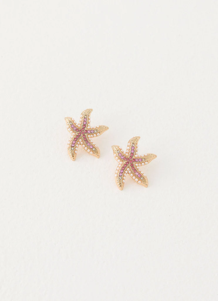Tidebreaker Earrings - Pink