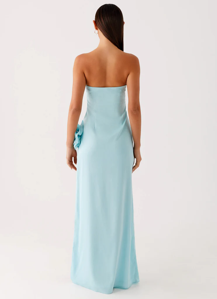 Fenway Strapless Maxi Dress - Mint