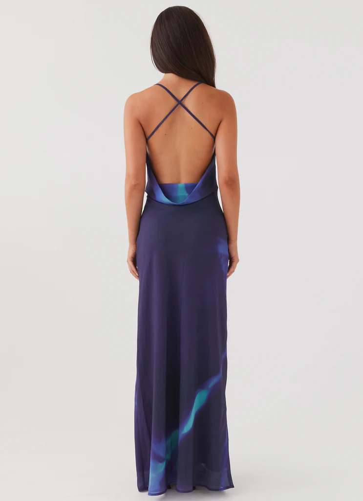 Astra Maxi Dress - Cyber Rose