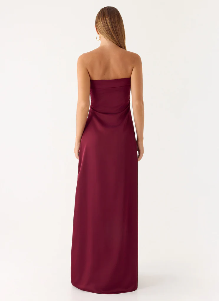 Jiana Maxi Dress - Merlot