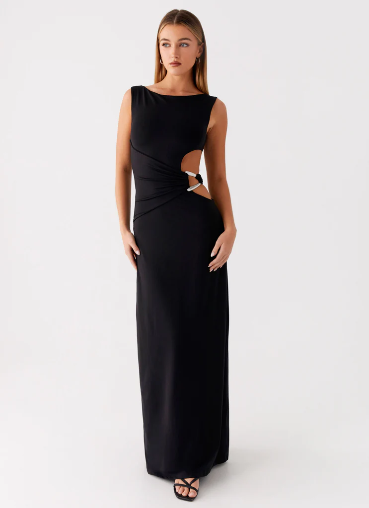 Jayana Maxi Dress - Black