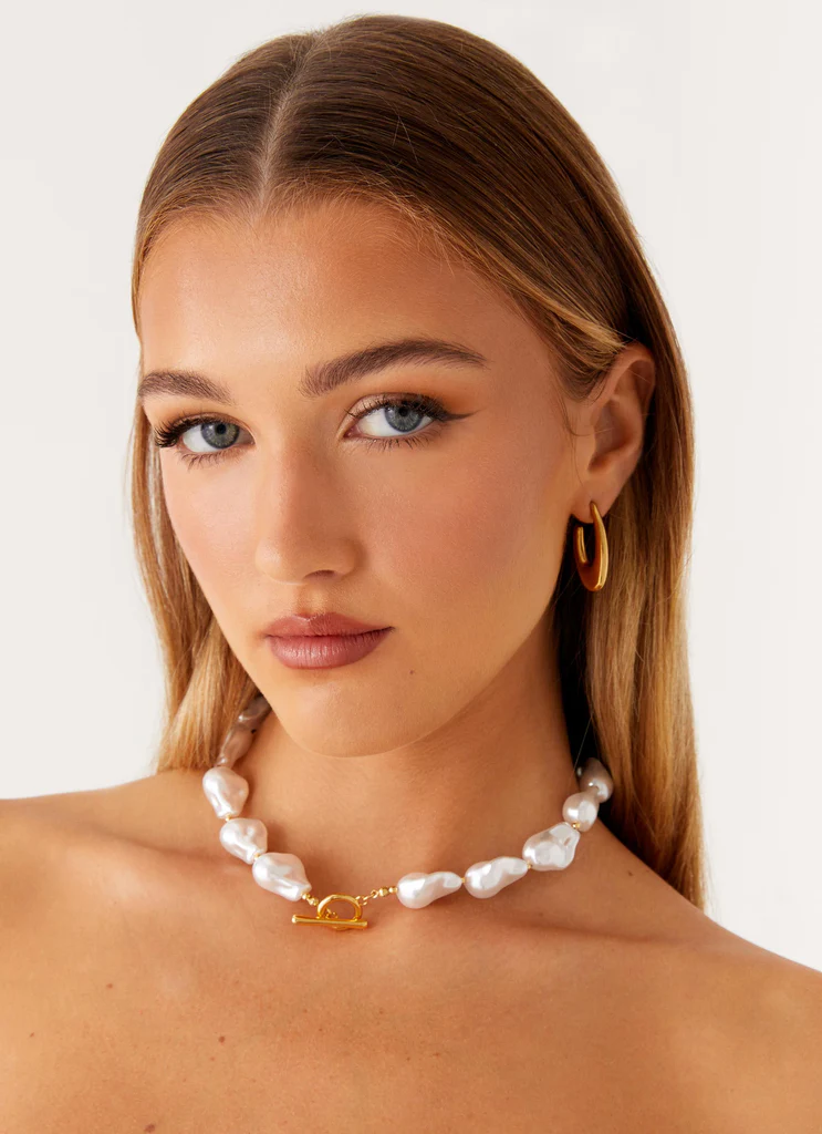 Angelie Necklace - Pearl