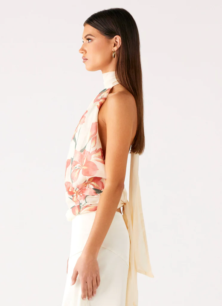 Romelia Halter Top - Siena Floral