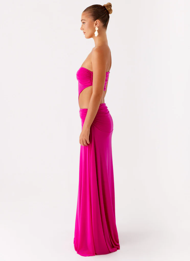 Carlene Maxi Dress - Fuchsia