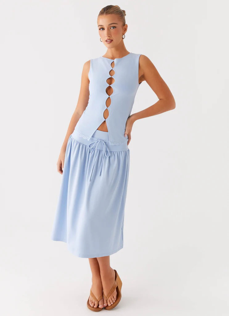 Dawn Drift Top - Blue