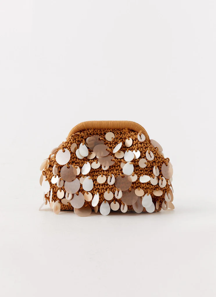 Kadence Clutch Bag - Natural