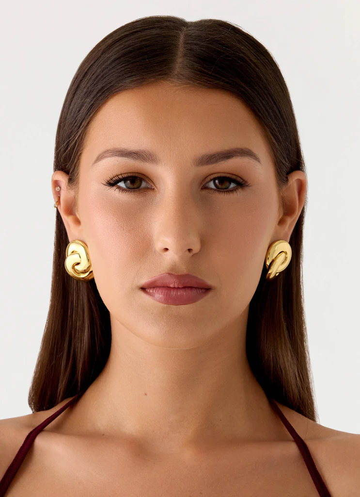 Rosso Rush Earrings - Gold