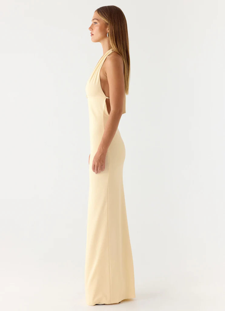 Javana Maxi Dress - Yellow