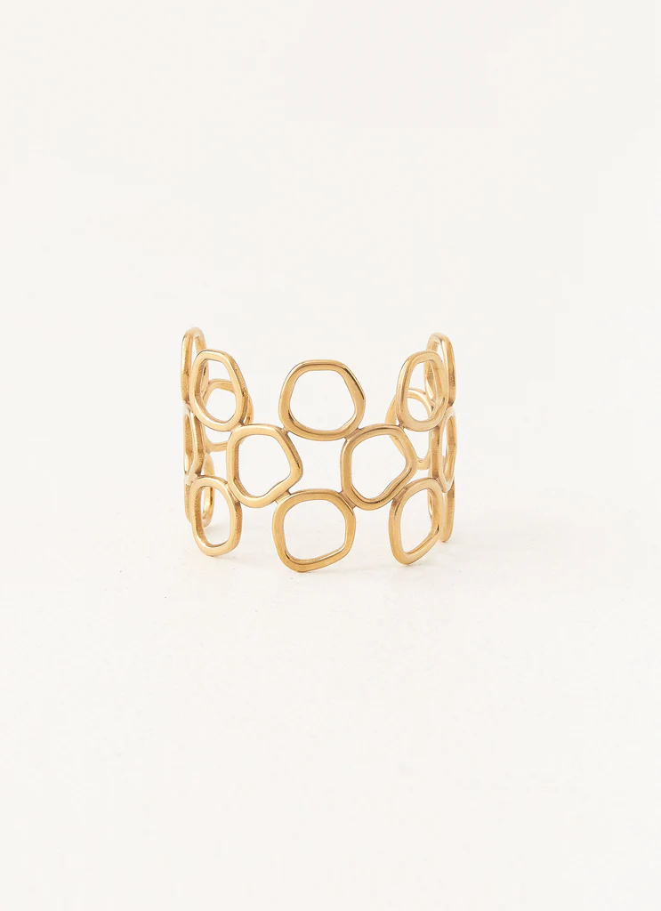 Summer Fling Bangle - Gold