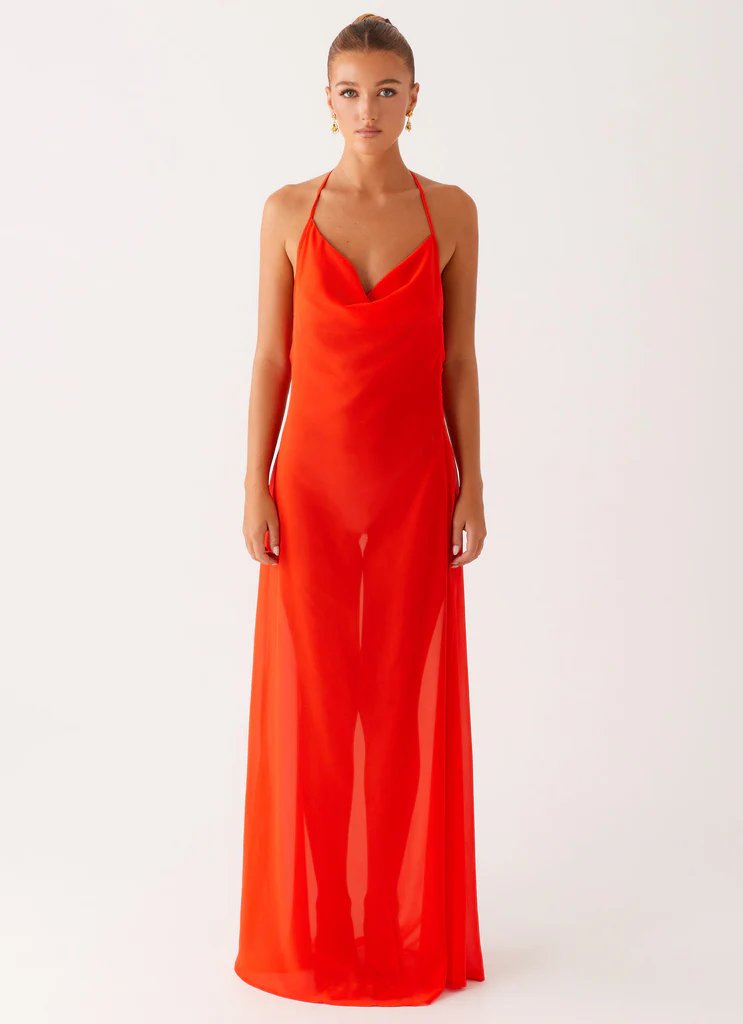 Fantasy Maxi Dress - Orange