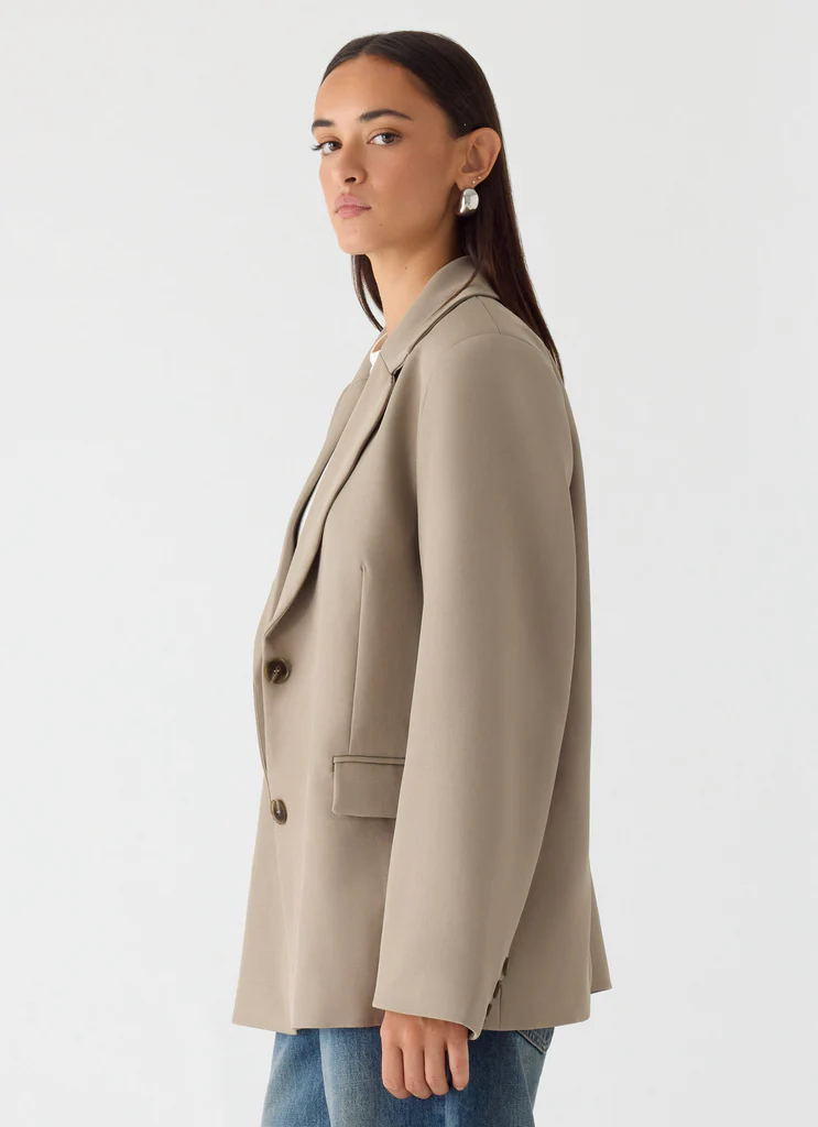 Sibel Blazer - Warm Grey