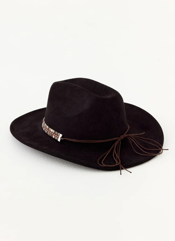 Lone Star Cowboy Hat - Black