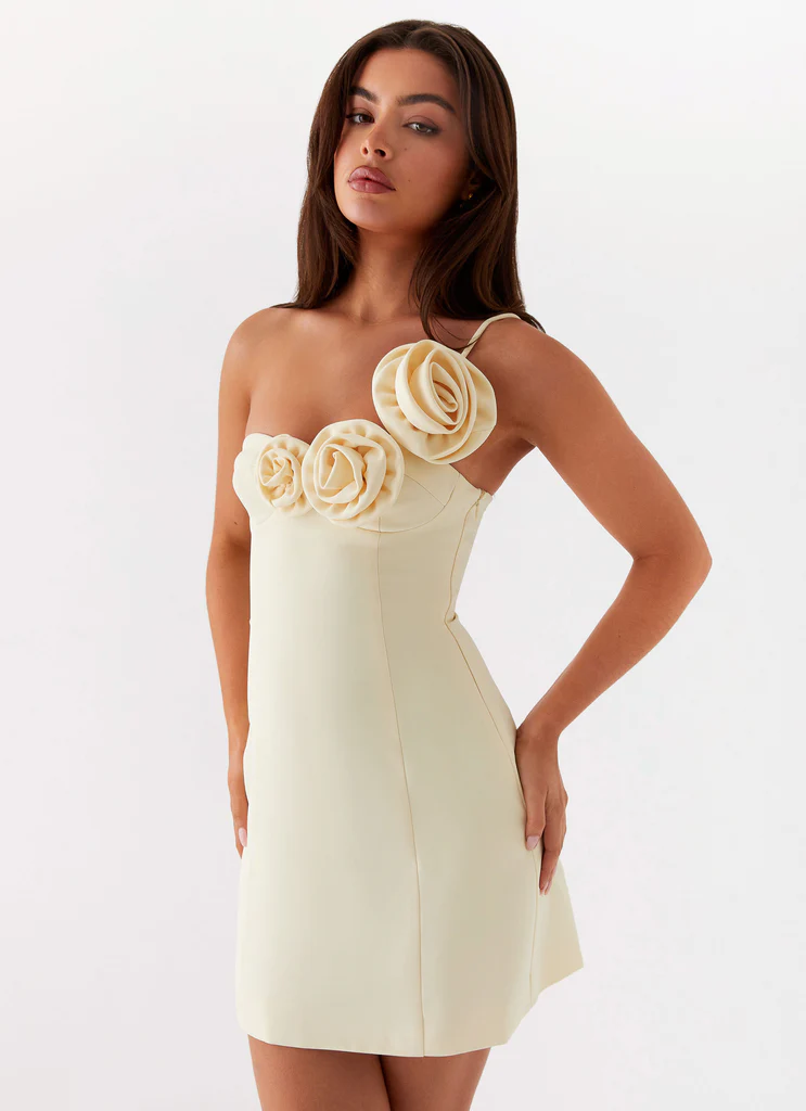 Sweetpea Mini Dress - Yellow