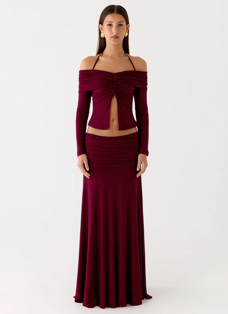 Thorness Long Sleeve Top - Plum
