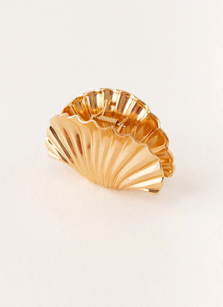 Milano Claw Clip - Gold