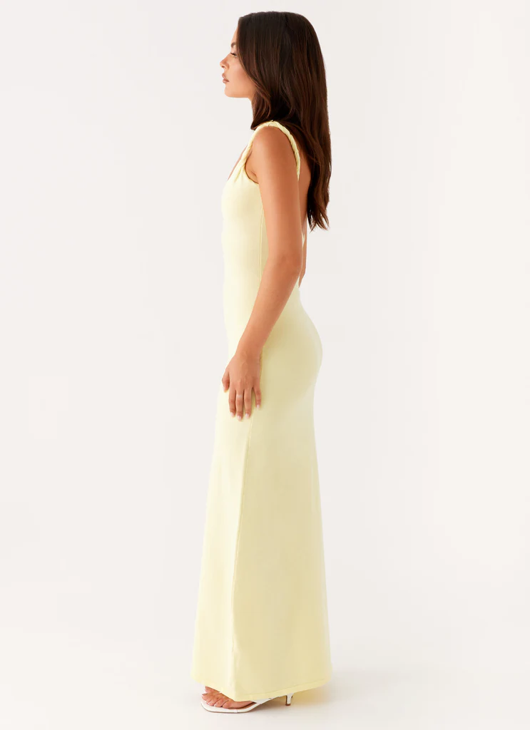 Anastasia Maxi Dress - Yellow