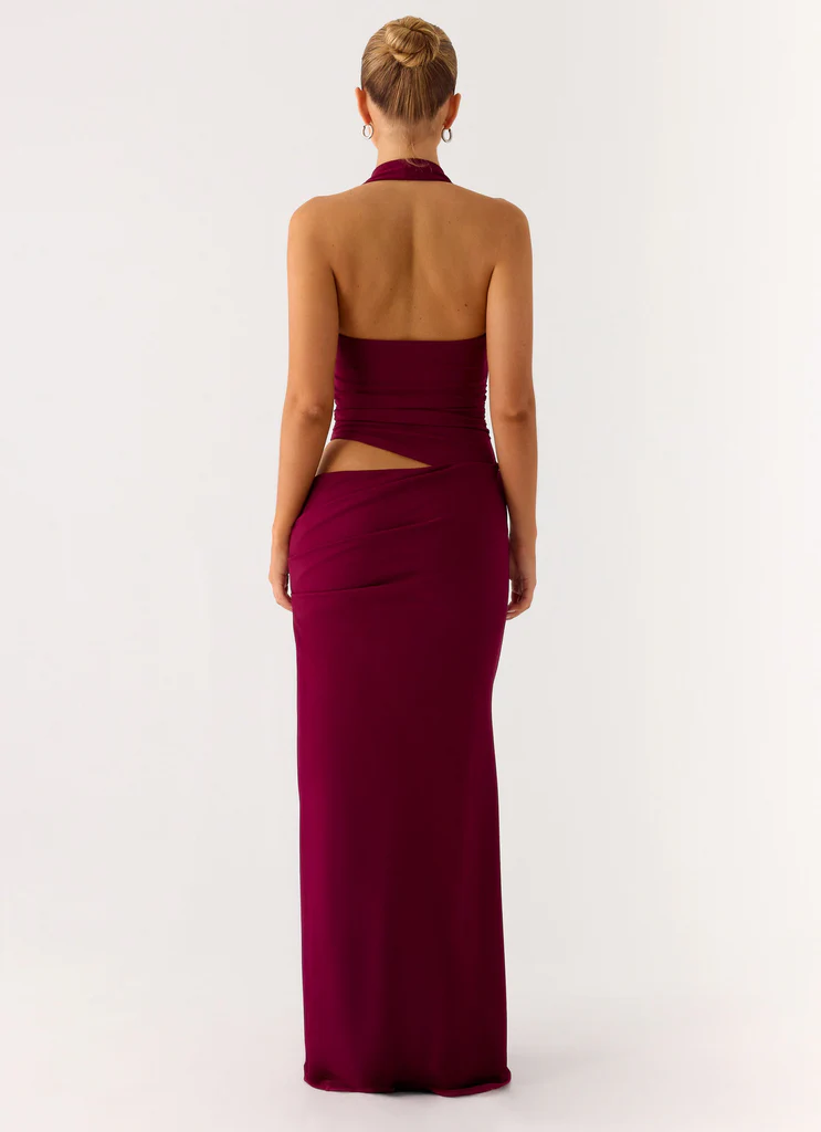 Almost Love Maxi Dress - Plum