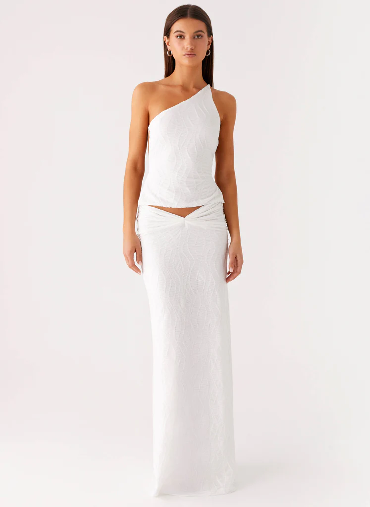 Briene Maxi Skirt - White